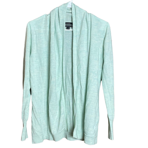 TAHARI 100% Extrafine Merino Wool Cardigan - Picture 1 of 4